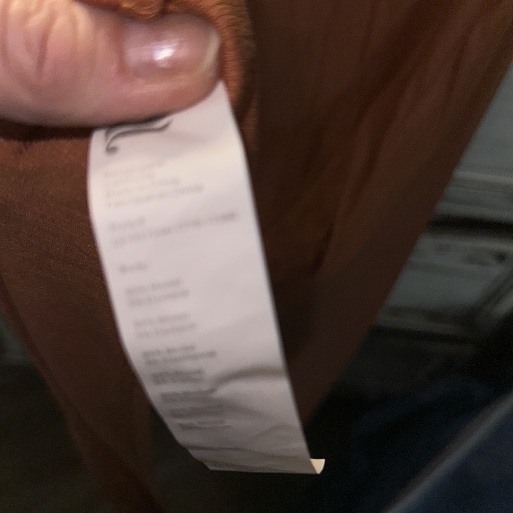 Nwot Fabletics Rust Color Turtle Neck Long Sleeve… - image 5